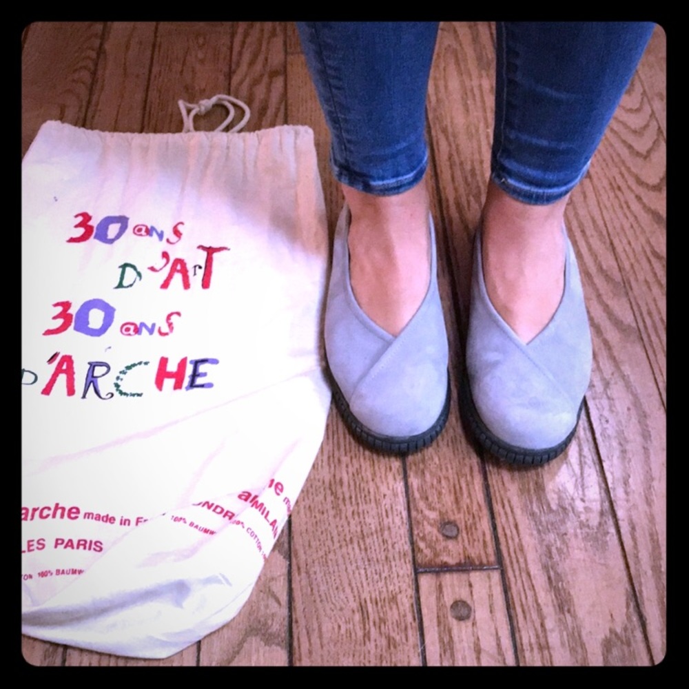 suede Arche shoes